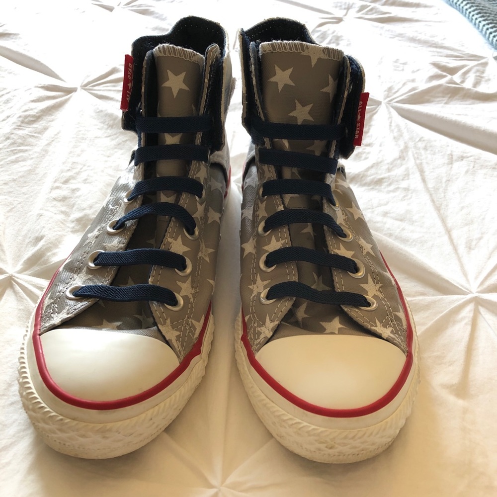 Velcro slipon converse hi-tops - Picture 3 of 8